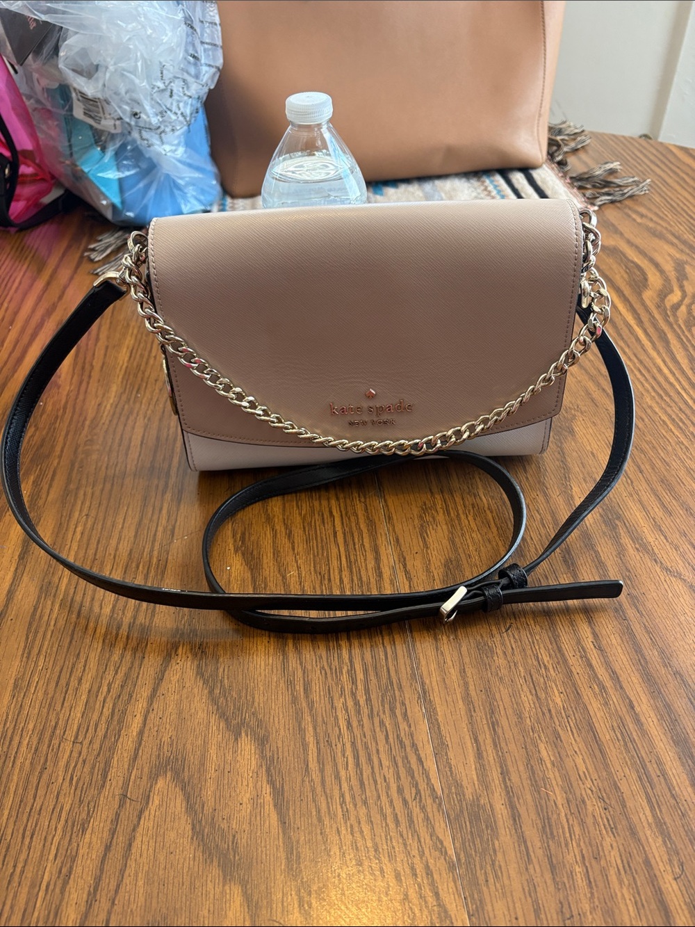 kate spade Beige Interior Tote with Spade Lining